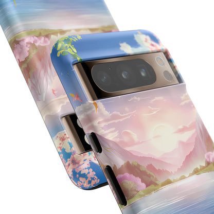 Serene Lake and Mountains - Smartphone Tough Cases