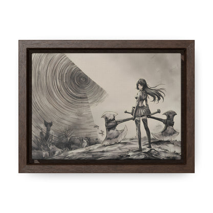 Echoes of the Abyss - Gallery Canvas Wraps, Horizontal Frame
