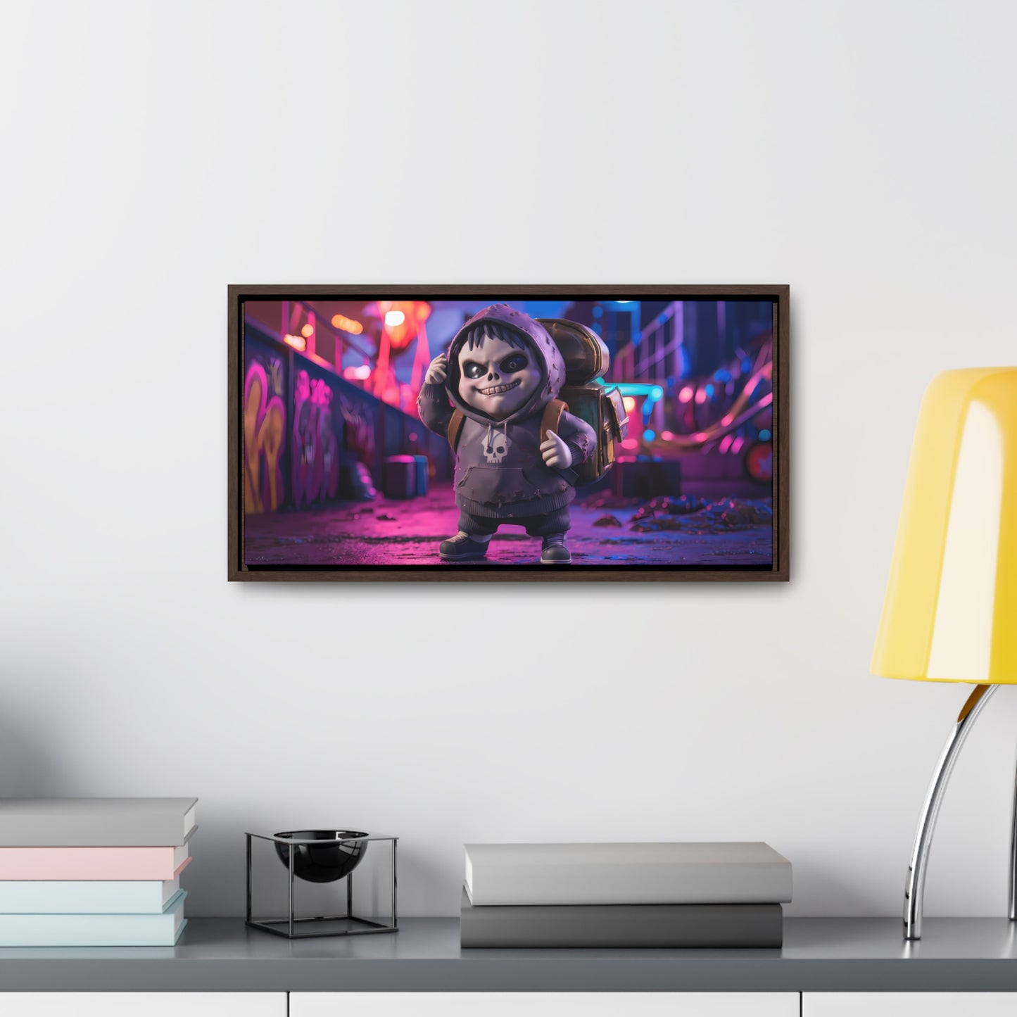 Midnight Mischief - Gallery Canvas Wraps, Horizontal Frame