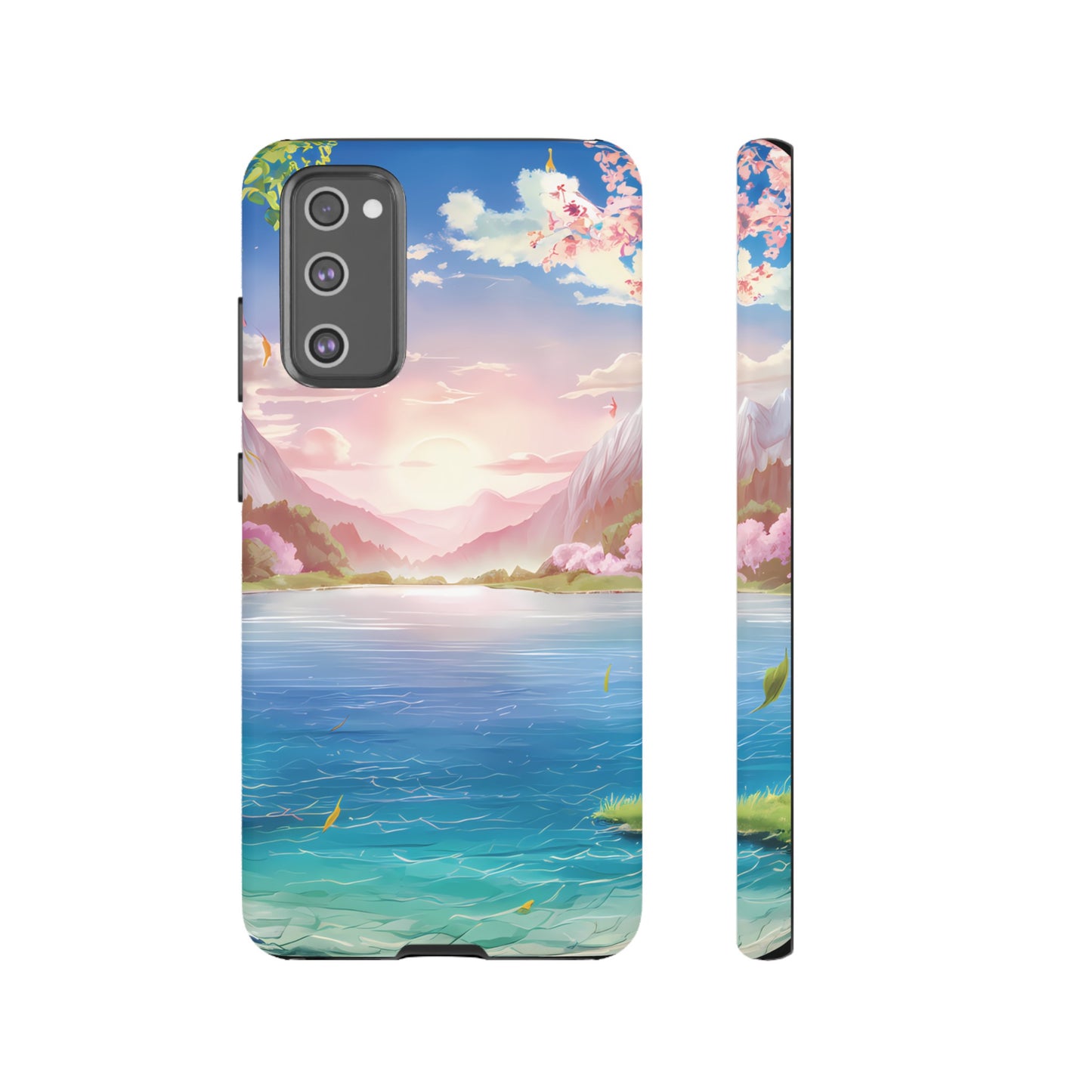 Serene Lake and Mountains - Smartphone Tough Cases