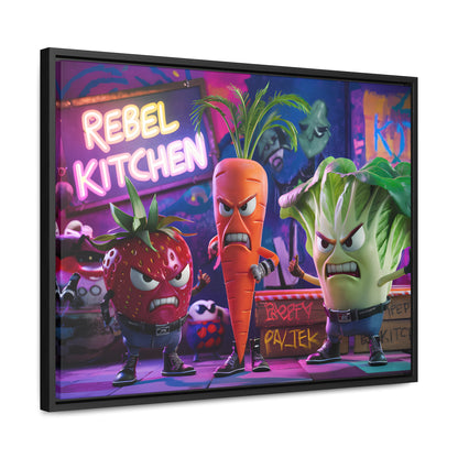 Rebel Veggie Squad - Gallery Canvas Wraps, Horizontal Frame