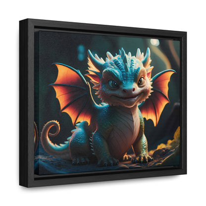 "Forest Guardian Hatchling" - Gallery Canvas Wraps, Horizontal Frame