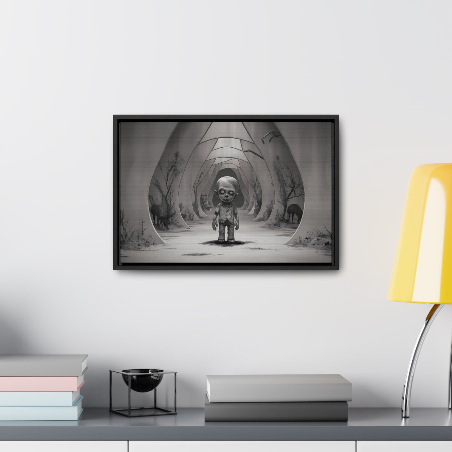 "Echoes of the Forgotten" - Gallery Canvas Wraps, Horizontal Frame