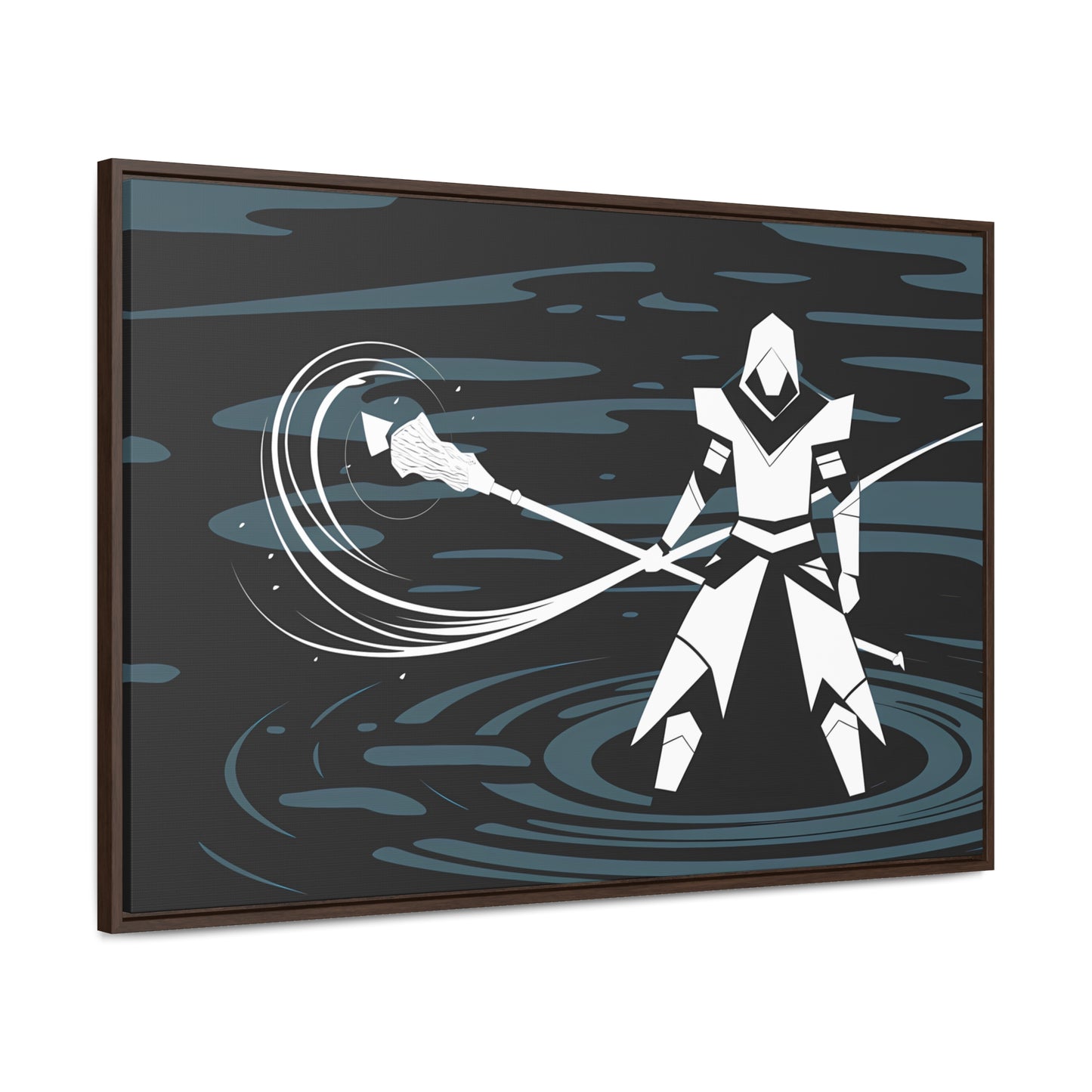 "Guardian of the Abyss" - Gallery Canvas Wraps, Horizontal Frame