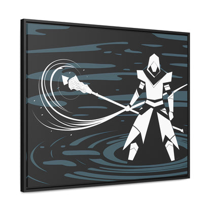 "Guardian of the Abyss" - Gallery Canvas Wraps, Horizontal Frame