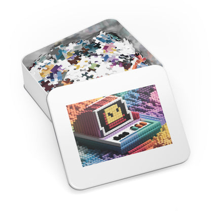 Pixelated Retro Vibes - Jigsaw Puzzle (30, 110, 252, 500,1000-Piece)