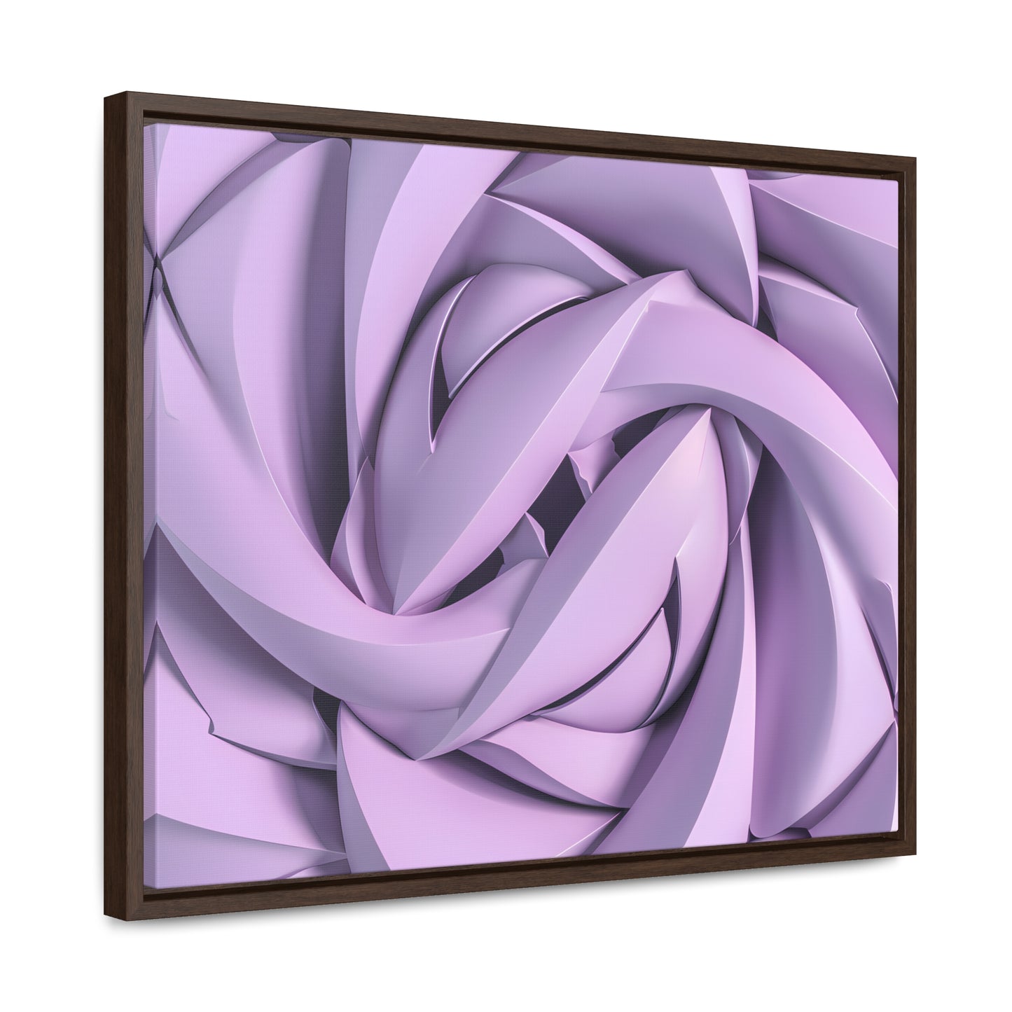Spiral Petals - Gallery Canvas Wraps, Horizontal Frame