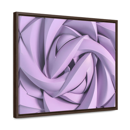 Spiral Petals - Gallery Canvas Wraps, Horizontal Frame