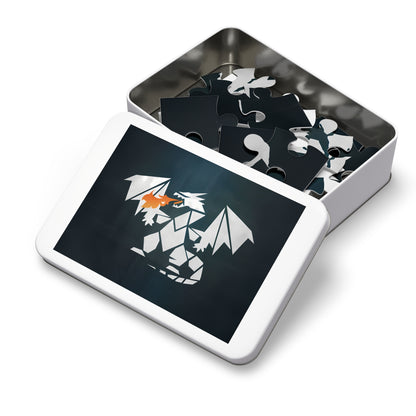 Origami Fire Dragon - Jigsaw Puzzle (30, 110, 252, 500,1000-Piece)