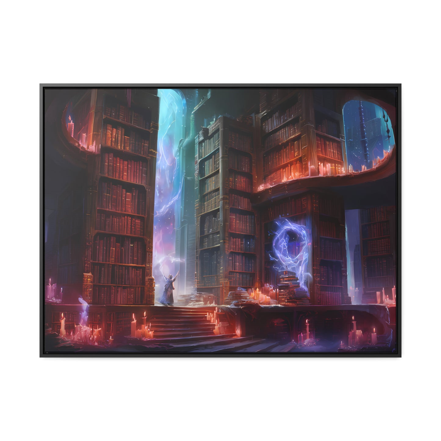 The Arcane Library of Eternal Wisdom - Gallery Canvas Wraps, Horizontal Frame