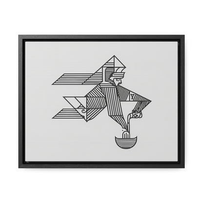 "The Water Bearer" - Gallery Canvas Wraps, Horizontal Frame