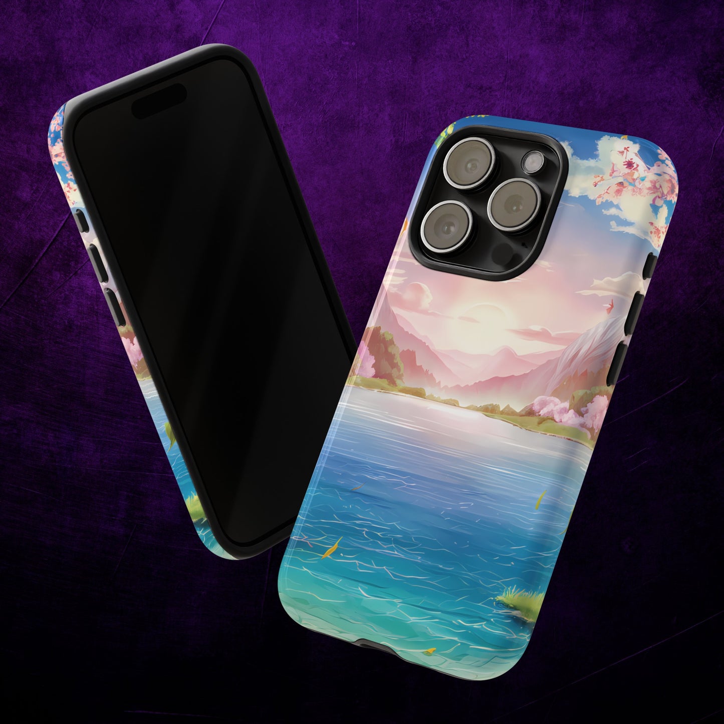Serene Lake and Mountains - Smartphone Tough Cases