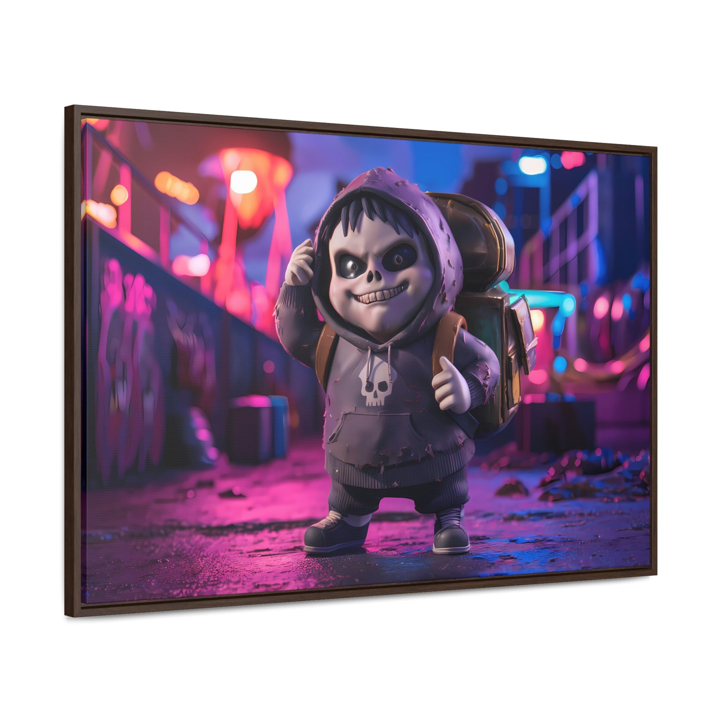 Midnight Mischief - Gallery Canvas Wraps, Horizontal Frame