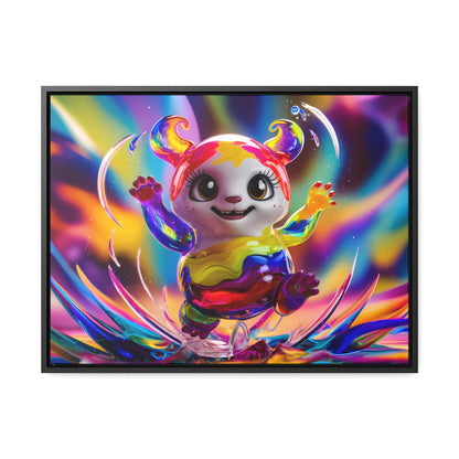 Splash of Joy - Gallery Canvas Wraps, Horizontal Frame
