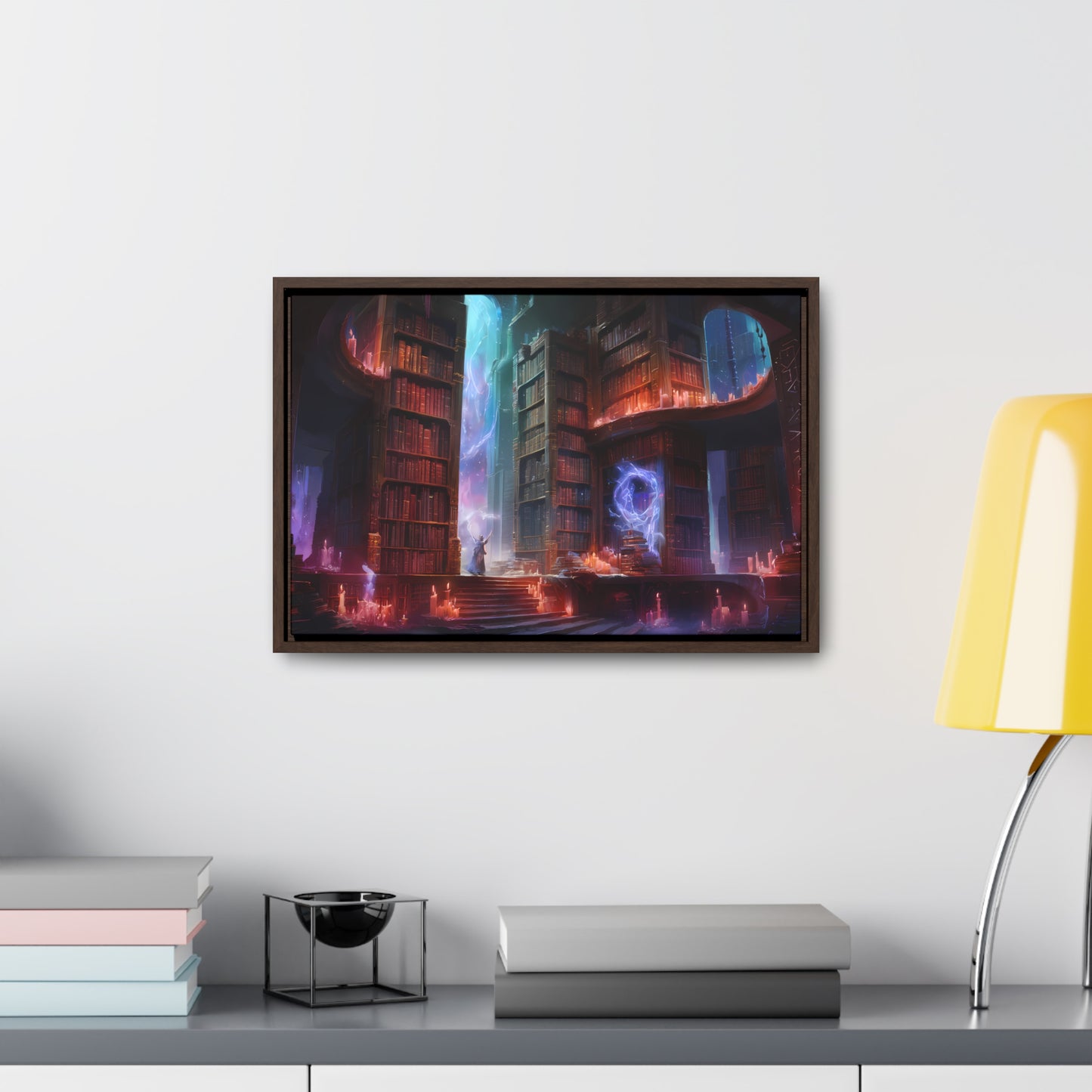 The Arcane Library of Eternal Wisdom - Gallery Canvas Wraps, Horizontal Frame