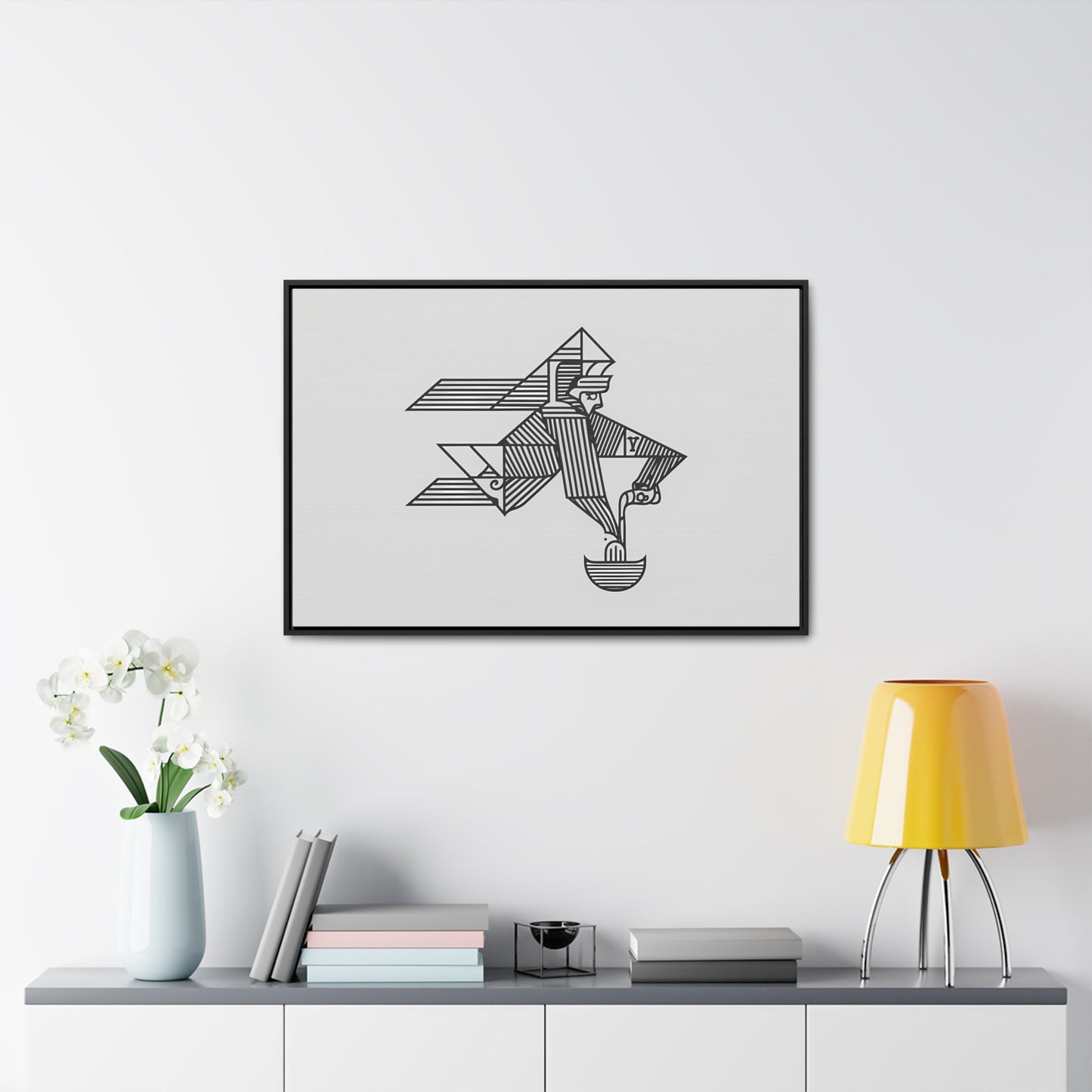 "The Water Bearer" - Gallery Canvas Wraps, Horizontal Frame