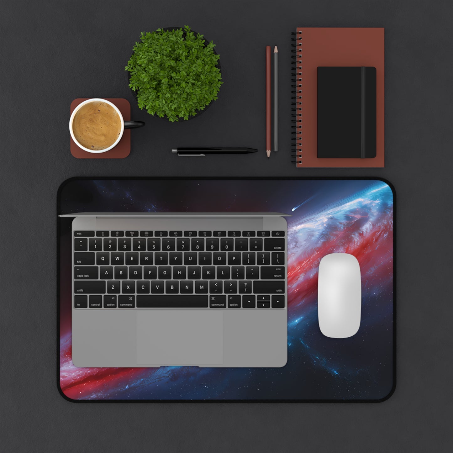 "Cosmic Maelstrom: The Birth of a Quasar" - Desk Mat