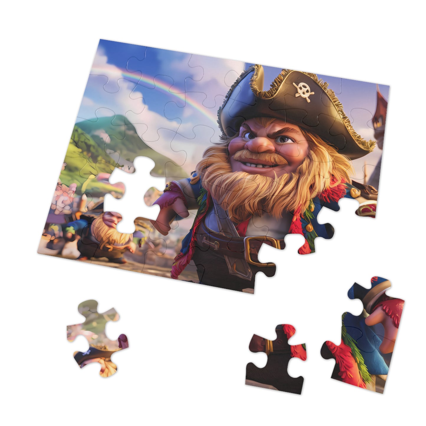 The Pirate Dwarves of Rainbow Valley - Jigsaw Puzzle (30, 110, 252, 500,1000-Piece)