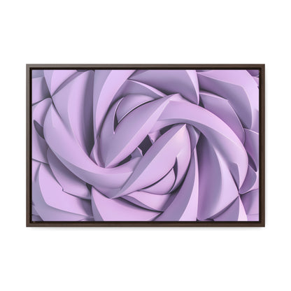 Spiral Petals - Gallery Canvas Wraps, Horizontal Frame