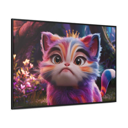 Regal Whiskers in the Enchanted Forest - Gallery Canvas Wraps, Horizontal Frame