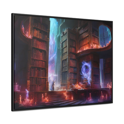 The Arcane Library of Eternal Wisdom - Gallery Canvas Wraps, Horizontal Frame