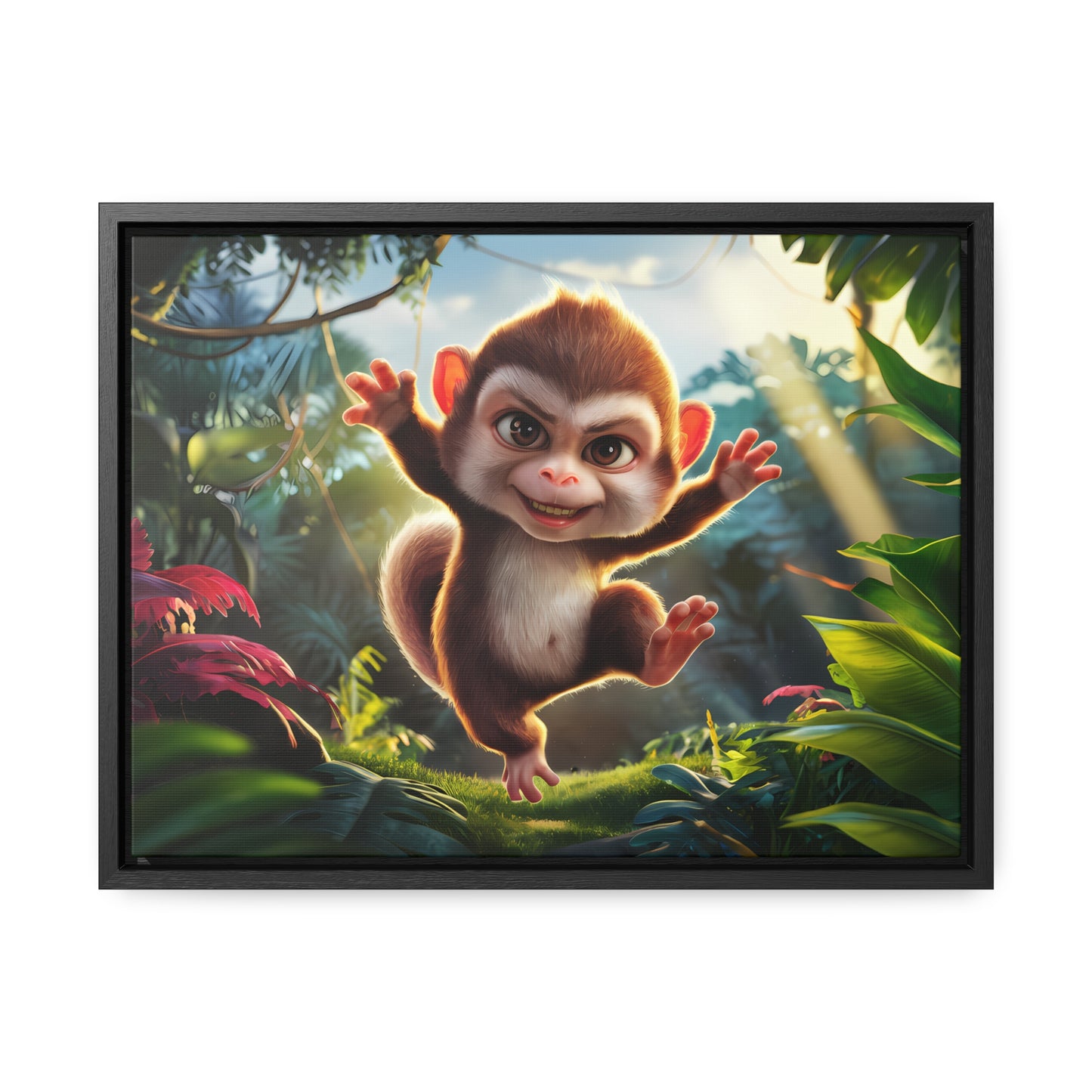 Jungle Joy - Gallery Canvas Wraps, Horizontal Frame