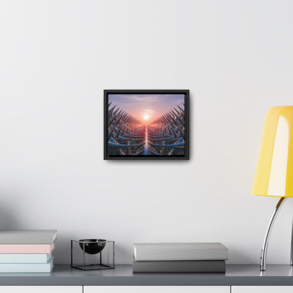 Path of Thorns at Sunrise - Gallery Canvas Wraps, Horizontal Frame