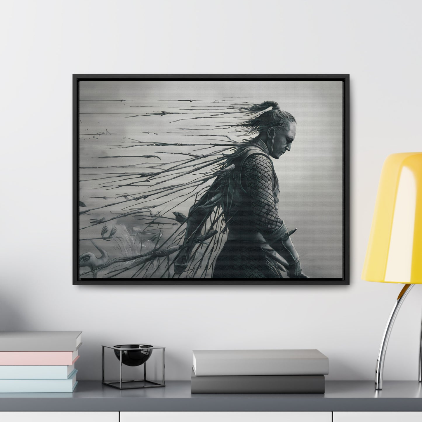 "Endurance in Silence" - Gallery Canvas Wraps, Horizontal Frame