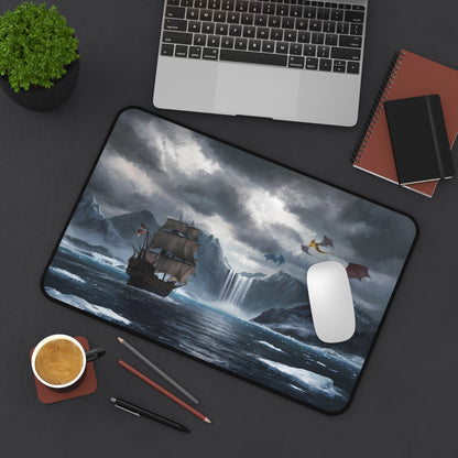 Fantasy Voyage with Dragons - Desk Mat