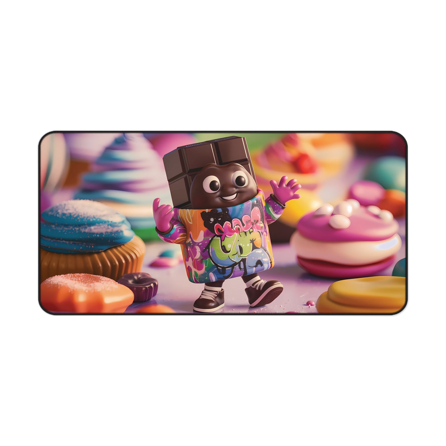Cute Chocolate Bar - Desk Mat