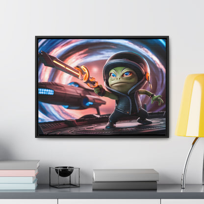 Galactic Guardian: Defender of the Stars - Gallery Canvas Wraps, Horizontal Frame