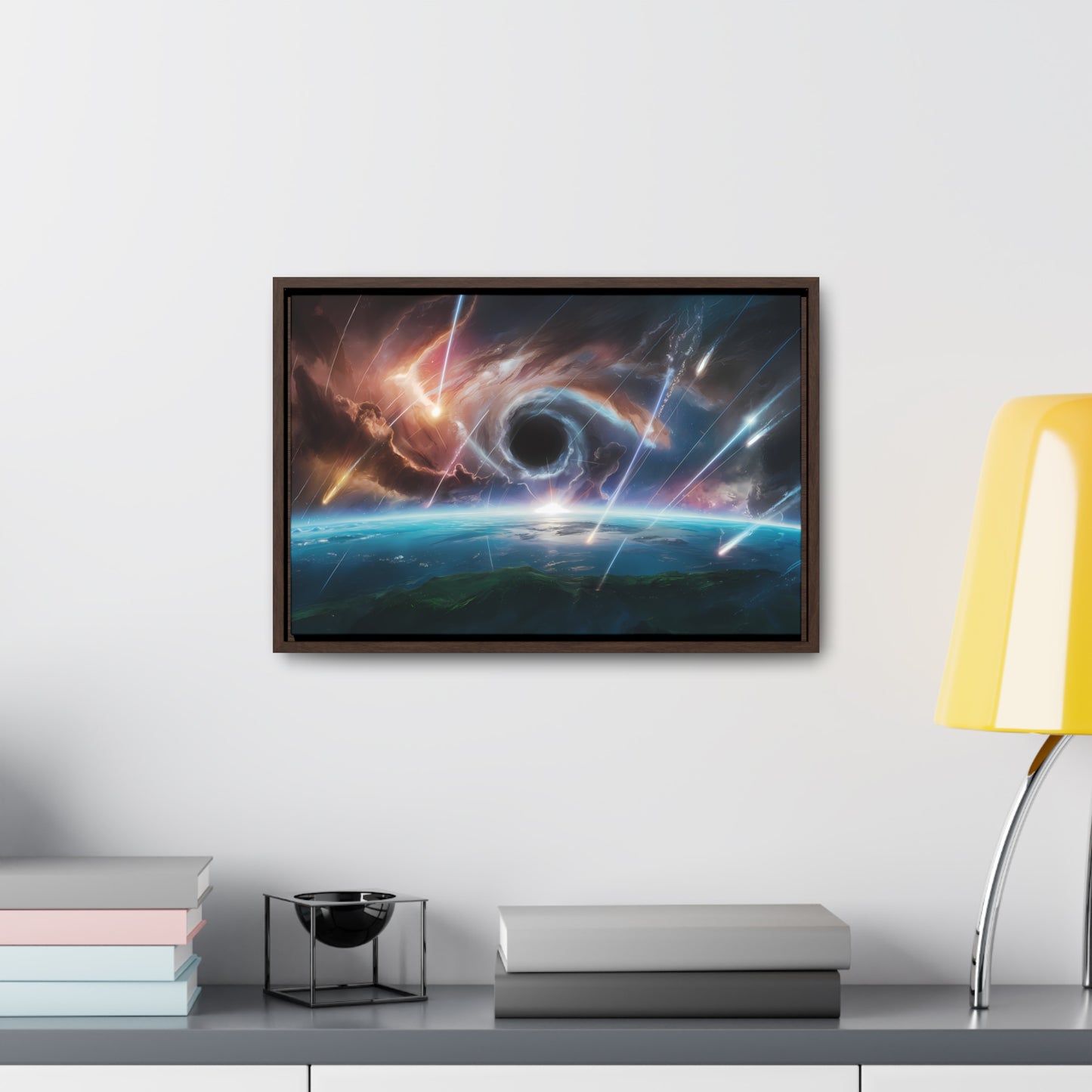 "The Eye of the Cosmic Storm" - Gallery Canvas Wraps, Horizontal Frame