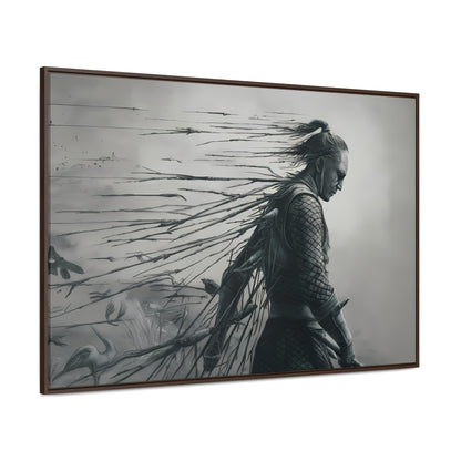 "Endurance in Silence" - Gallery Canvas Wraps, Horizontal Frame