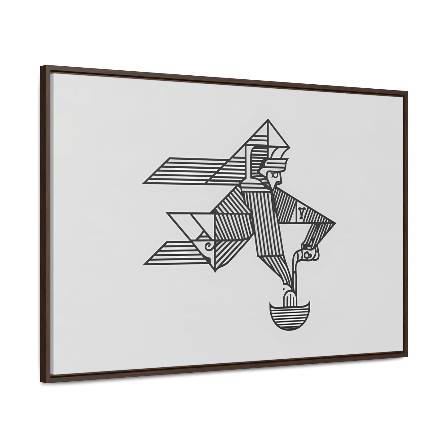 "The Water Bearer" - Gallery Canvas Wraps, Horizontal Frame