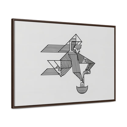 "The Water Bearer" - Gallery Canvas Wraps, Horizontal Frame