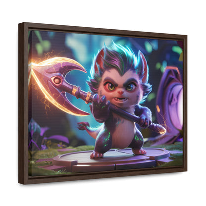 "Fierce Guardian of the Enchanted Forest" - Gallery Canvas Wraps, Horizontal Frame