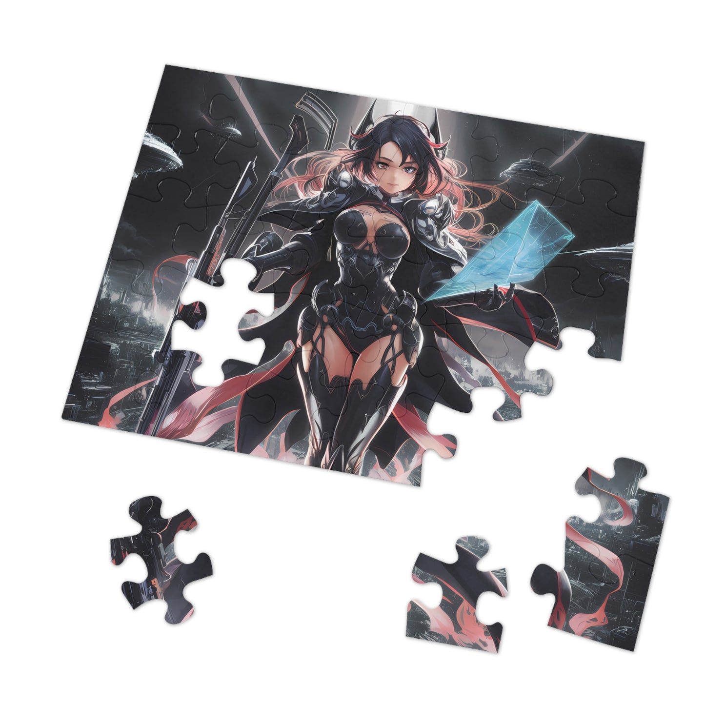 Dark Vanguard: The Last Enforcer - Jigsaw Puzzle (30, 110, 252, 500,1000-Piece)