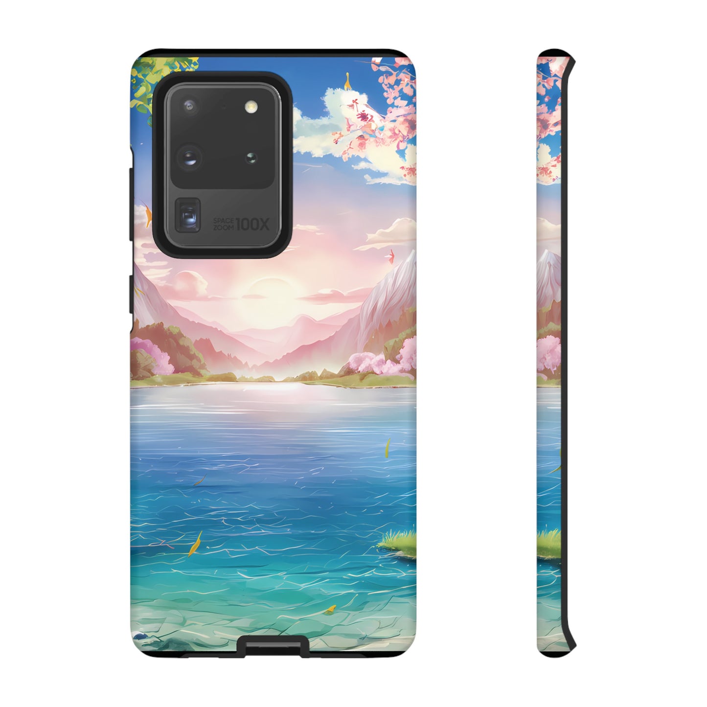 Serene Lake and Mountains - Smartphone Tough Cases