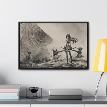 Echoes of the Abyss - Gallery Canvas Wraps, Horizontal Frame