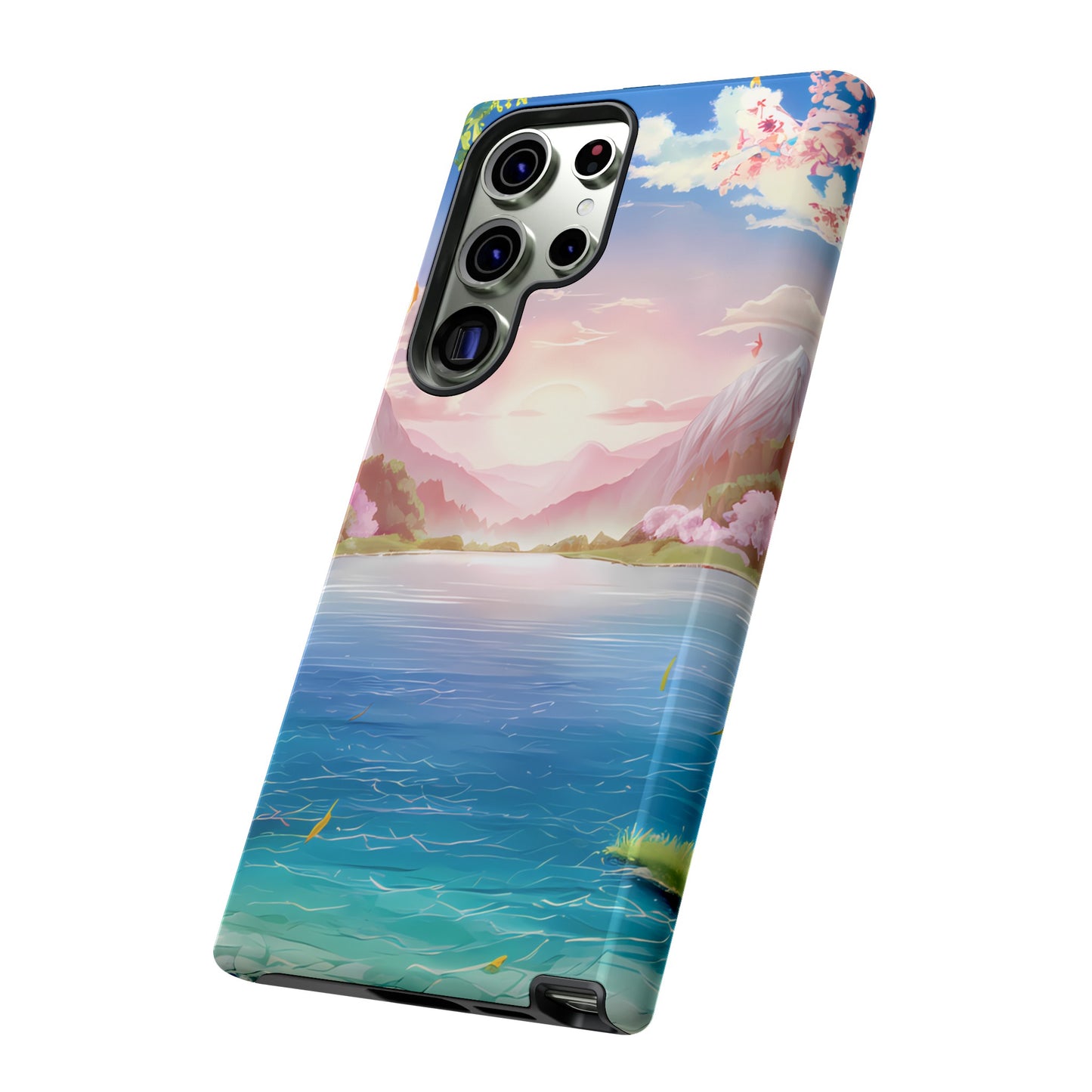 Serene Lake and Mountains - Smartphone Tough Cases
