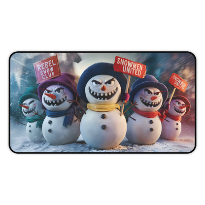 Snowman Rebellion - Desk Mat