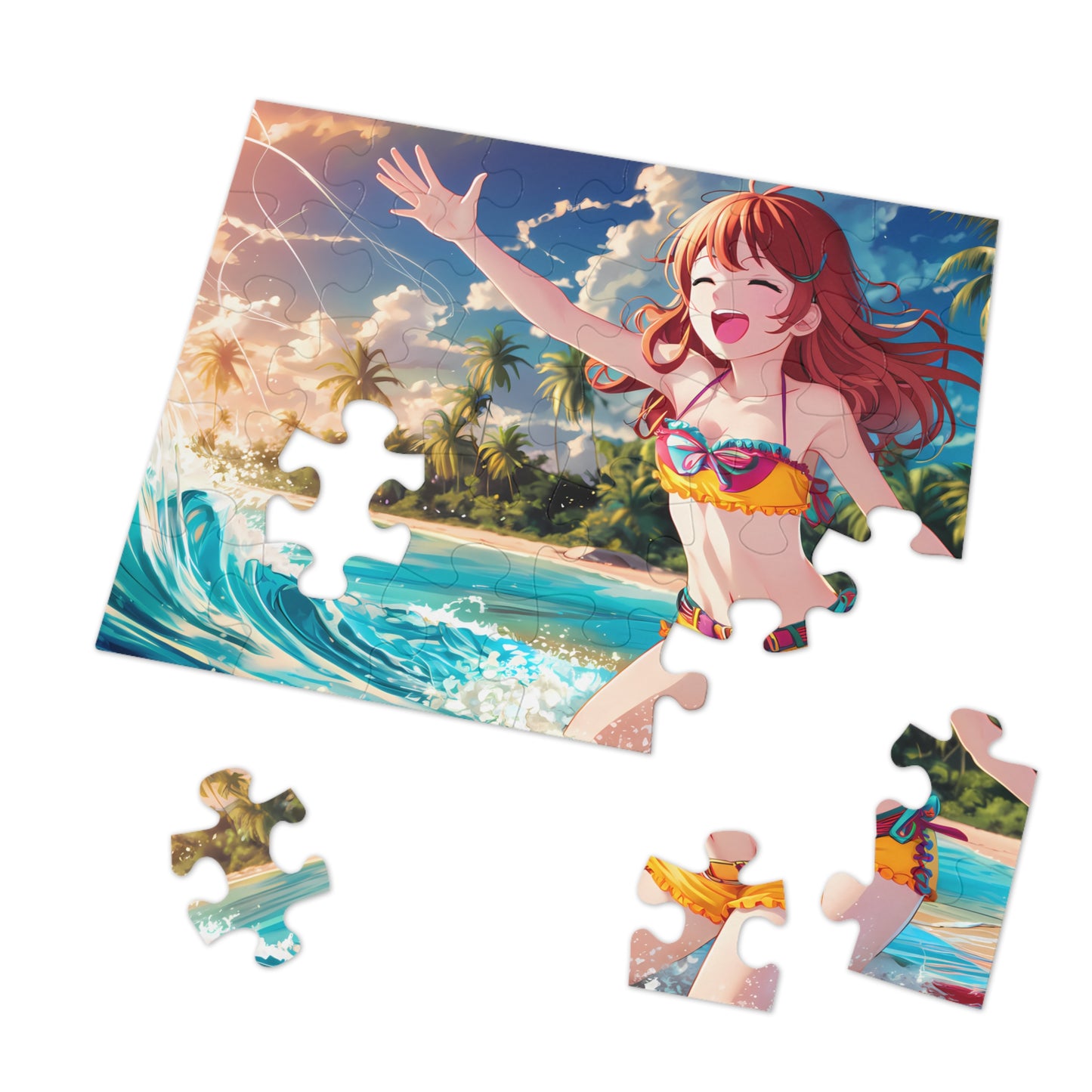 "Joyful Splash of Summer" - Jigsaw Puzzle (30, 110, 252, 500,1000-Piece)