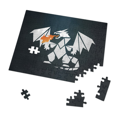 Origami Fire Dragon - Jigsaw Puzzle (30, 110, 252, 500,1000-Piece)