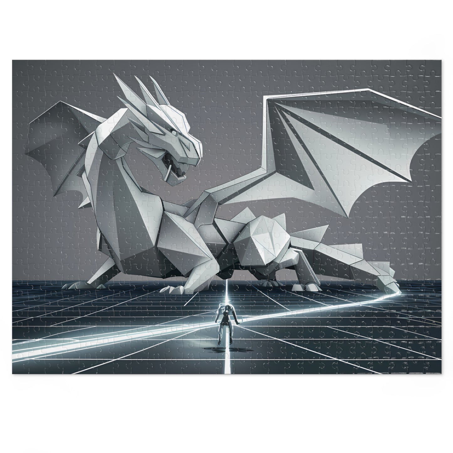 The Cyber Dragon's Challenge - Jigsaw Puzzle (30, 110, 252, 500,1000-Piece)