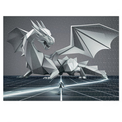 The Cyber Dragon's Challenge - Jigsaw Puzzle (30, 110, 252, 500,1000-Piece)