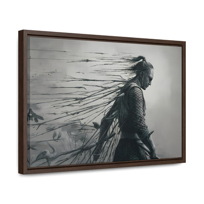 "Endurance in Silence" - Gallery Canvas Wraps, Horizontal Frame