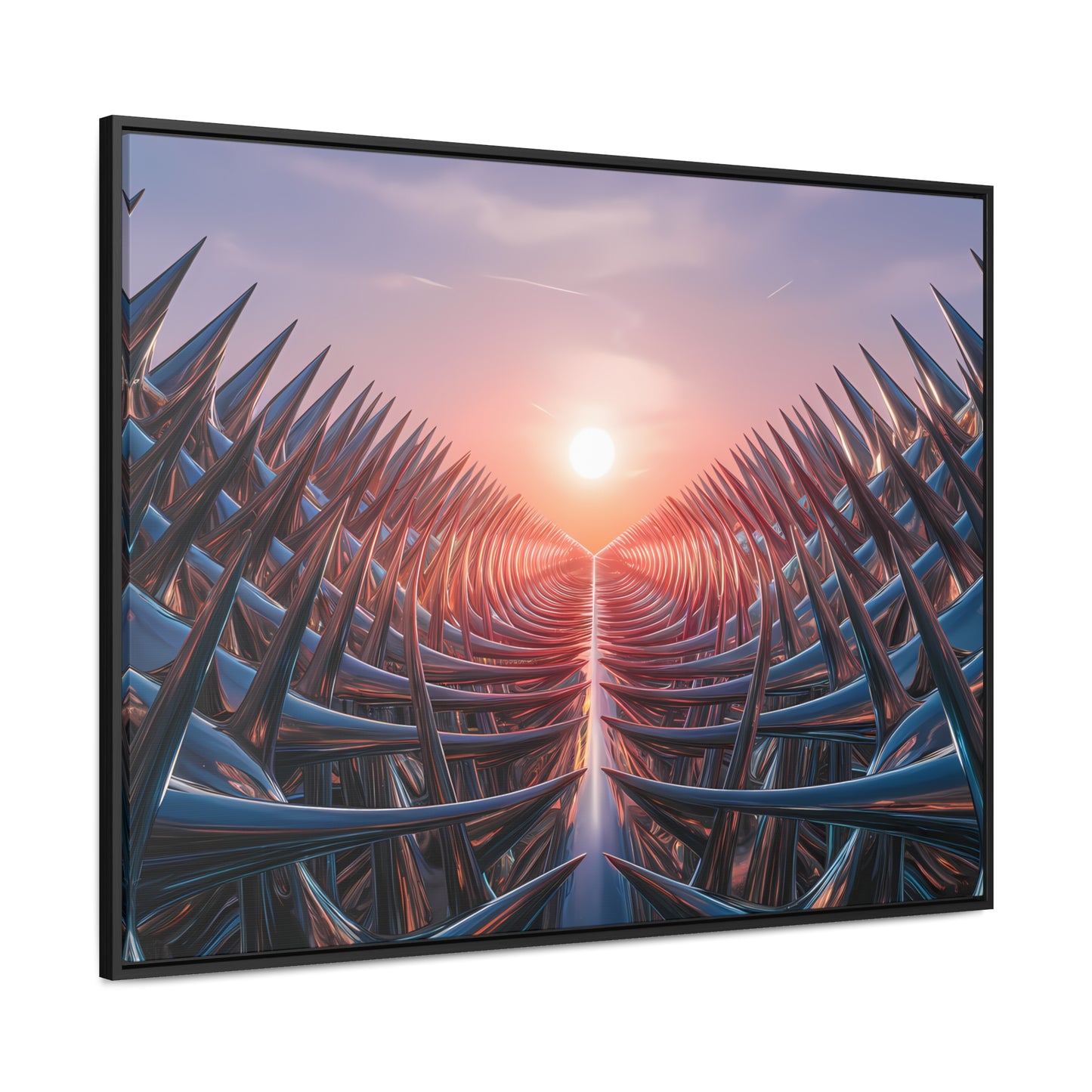 Path of Thorns at Sunrise - Gallery Canvas Wraps, Horizontal Frame