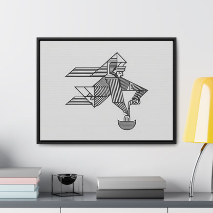 "The Water Bearer" - Gallery Canvas Wraps, Horizontal Frame