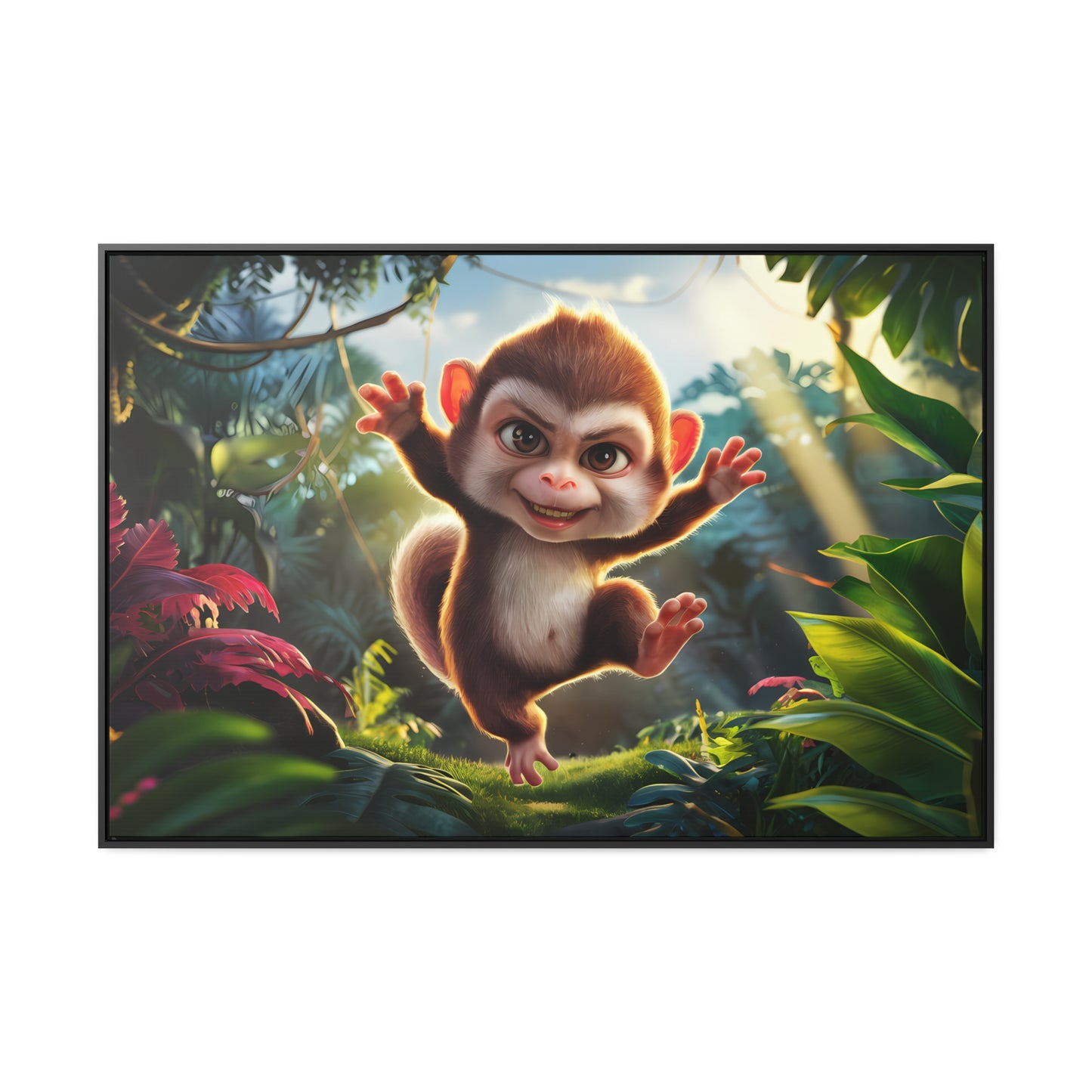 Jungle Joy - Gallery Canvas Wraps, Horizontal Frame