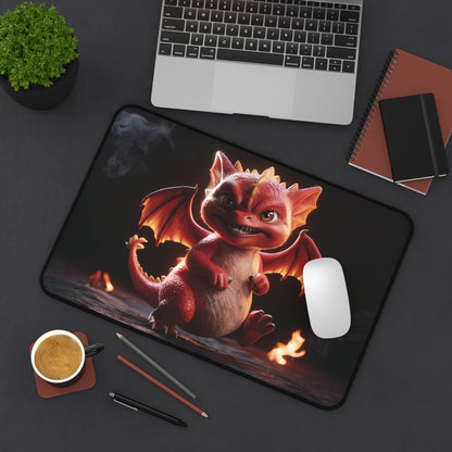 Cute pouting Dragon - Desk Mat